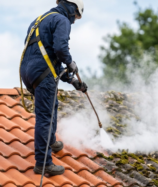 nettoyage de toit à la vapeur à blois
