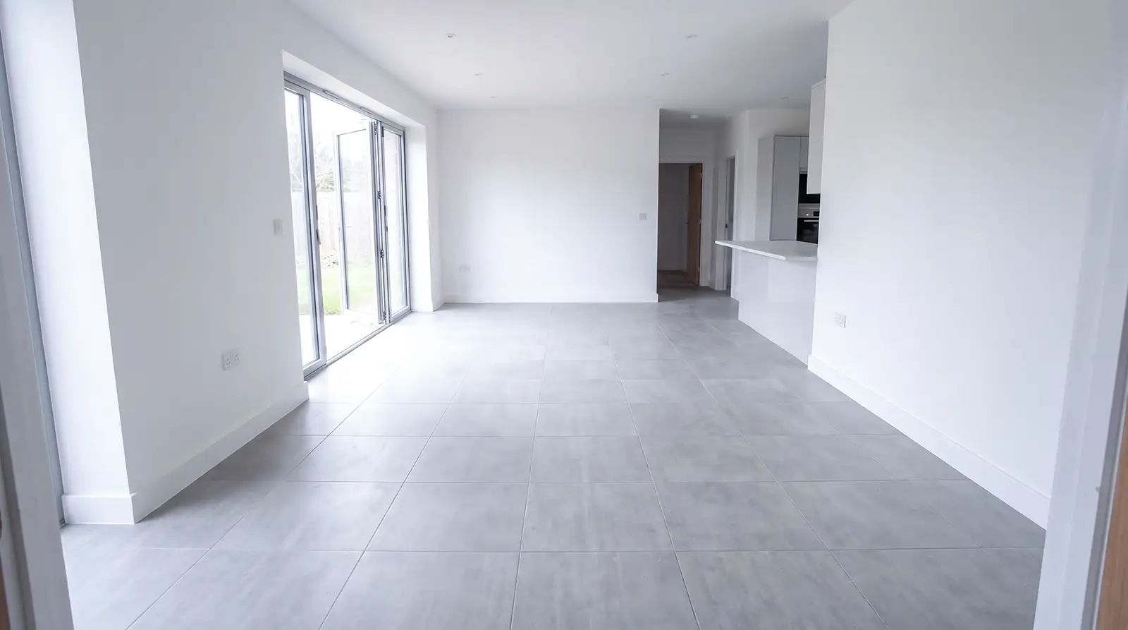 Logement vidé et nettoyé avant travaux de remise en état