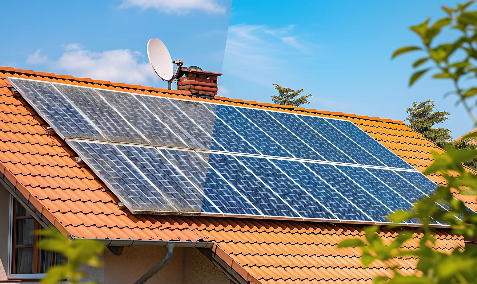 Nettoyage de panneaux solaires à l’eau pure